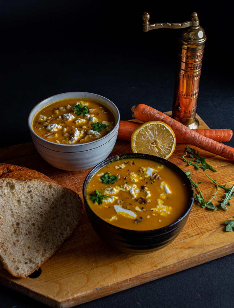 roasted carrot and ginger soup recipe