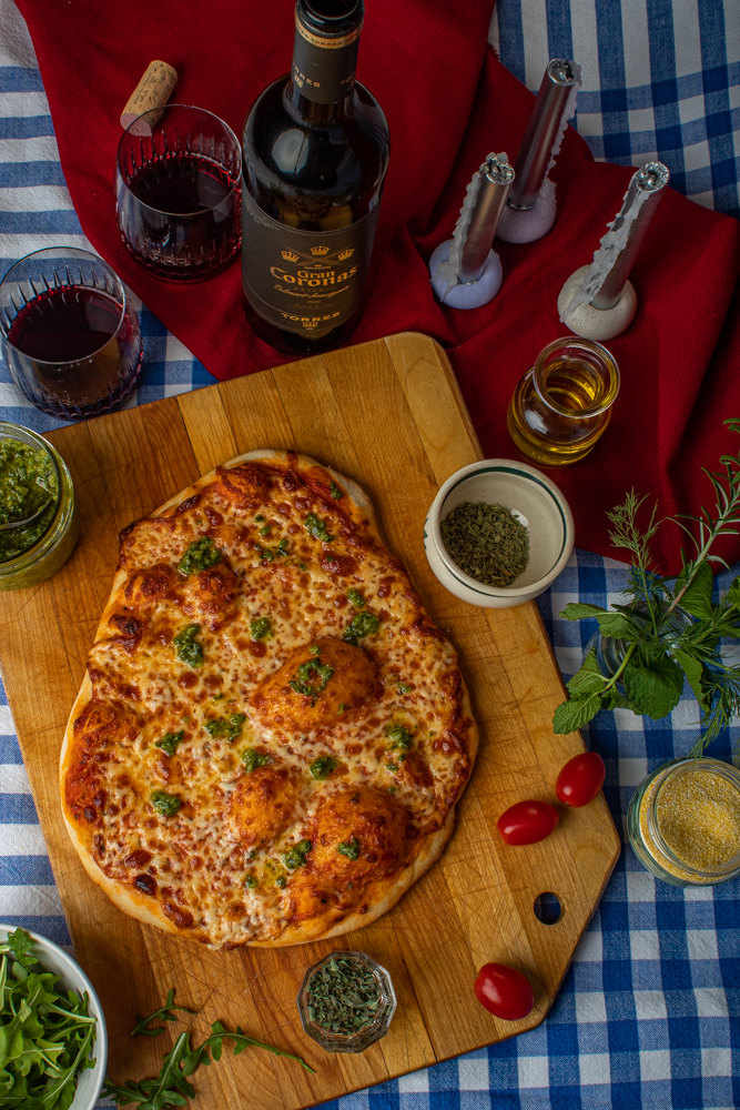 best pizza dough recipe with pesto and wine